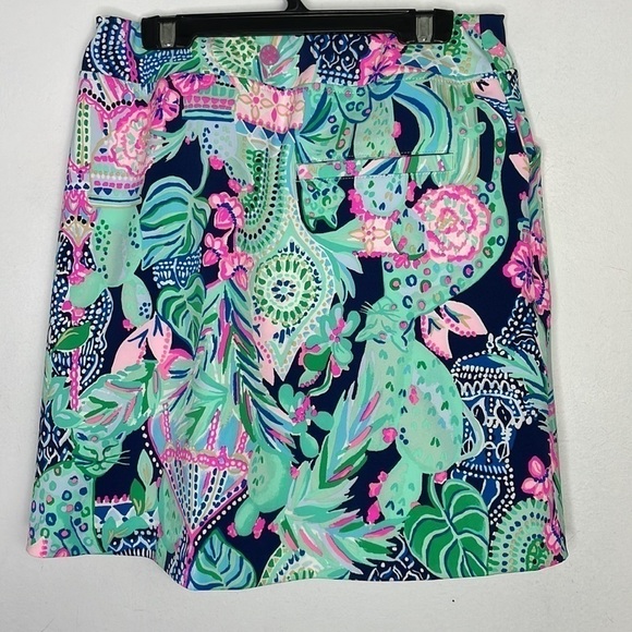 Lilly Pulitzer X Luxletic Daphne colorful cheetah floral print mini golf skort - Picture 6 of 8